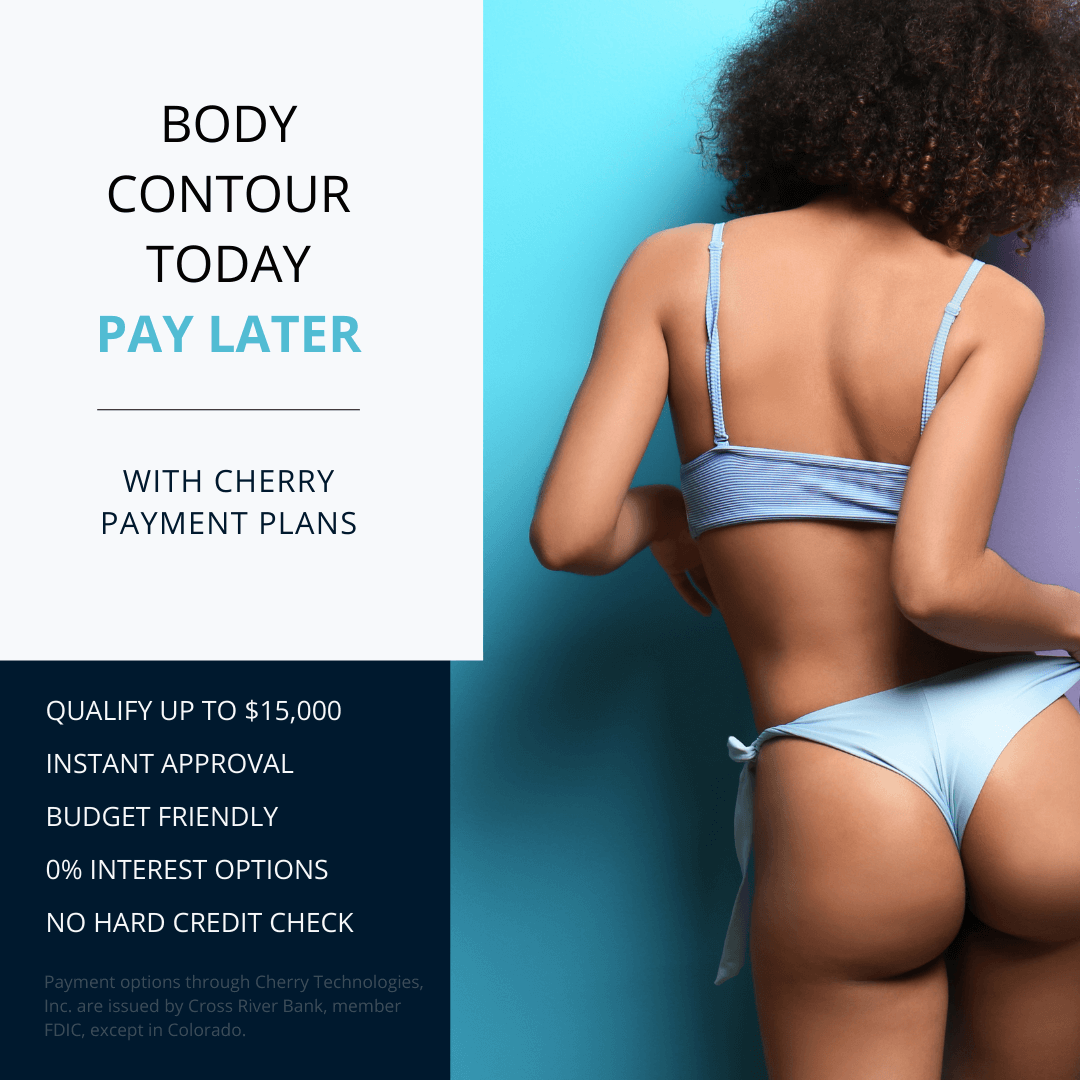 Contour Now and pay later flyer